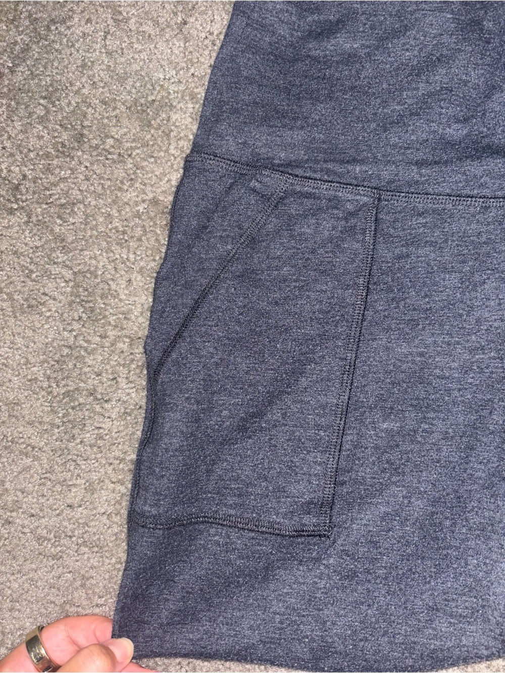 aerie Heather Charcoal High-Waist Pocket Leggings - Picture 3 of 6